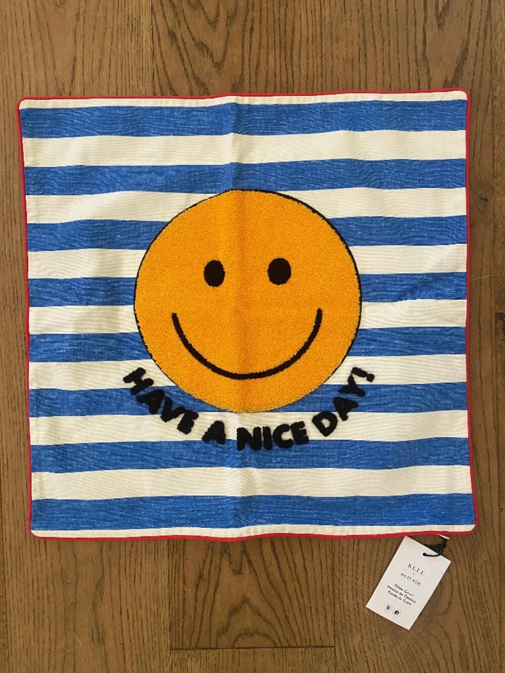 West Elm x Kule Have A Nice Day Pillow Cover